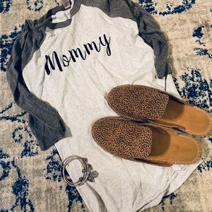 Mommy baseball tee